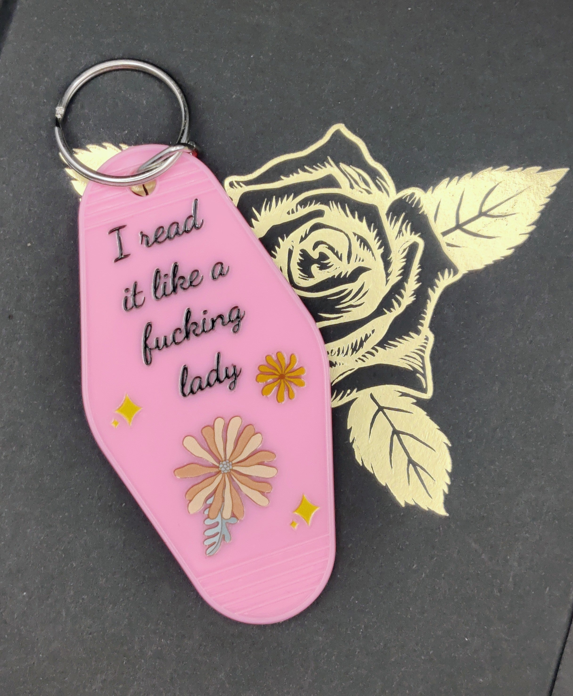 I don't watch P*rn I Read It Like A F*cking Lady Keychain